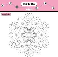 connect the dots kids puzzle work sheet vector