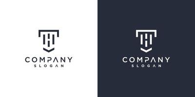 Letter T logo template with modern concept Premium Vector part 2