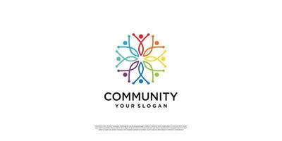 Creative community abstract logo design Premium Vector part 5