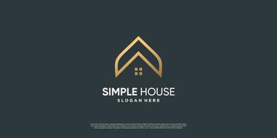 House logo with different creative element style Premium Vector part 1