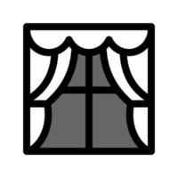 Illustration Vector graphic of curtain icon