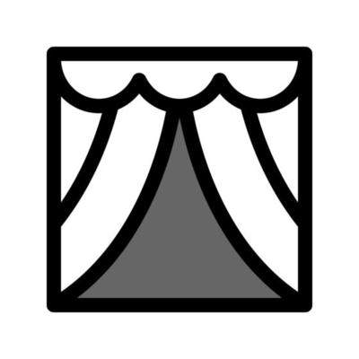 Illustration Vector graphic of curtain icon