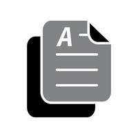 Illustration Vector Graphic of Document Icon Design