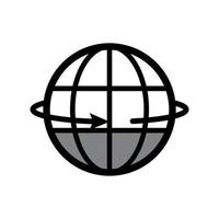Illustration Vector Graphic of Globe Icon