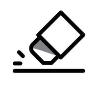 Illustration Vector Graphic of Eraser Icon Design