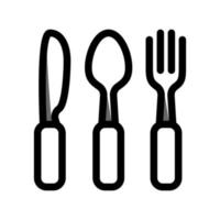 Illustration Vector graphic of fork icon design