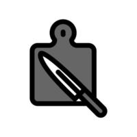 cutting board icon vector