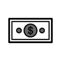 ilustración vectorial gráfico de icono de dinero vector