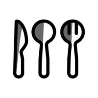 Illustration Vector graphic of fork icon design