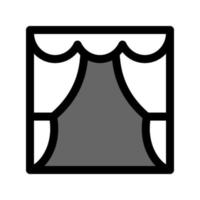 Illustration Vector graphic of curtain icon