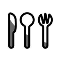 Illustration Vector graphic of fork icon design