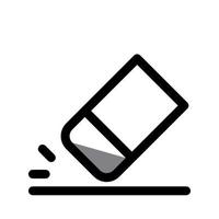 Illustration Vector Graphic of Eraser Icon Design