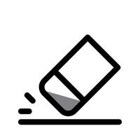 Illustration Vector Graphic of Eraser Icon Design