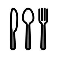 Illustration Vector graphic of fork icon design