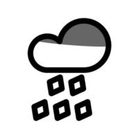 ilustración vectorial gráfico del icono de granizo vector