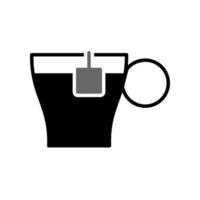 ilustración vectorial gráfico del diseño del icono de la taza de té vector