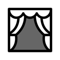 Illustration Vector graphic of curtain icon