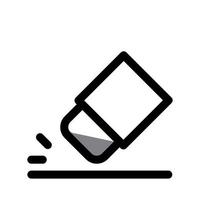 Illustration Vector Graphic of Eraser Icon Design