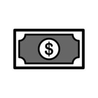 ilustración vectorial gráfico de icono de dinero vector