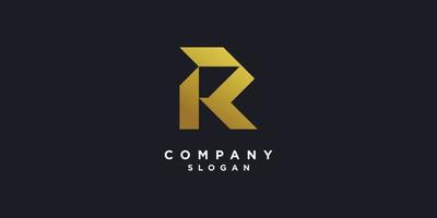 Letter R logo with modern unique style Premium Vector part 2