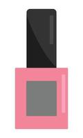 Nail polish. Cosmetic product for application to nails. Flat style. Vector illustration