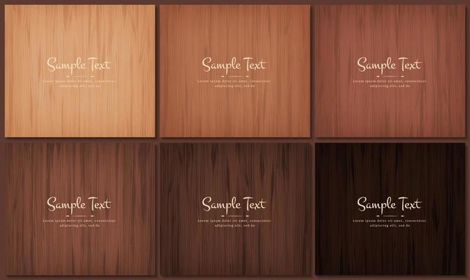 Vector Illustration beauty Wood Wall Floor Texture Pattern Background collection set