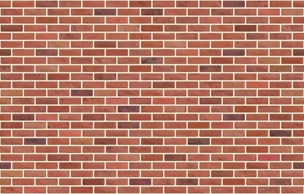 Beautiful brown block brick wall seamless pattern texture background