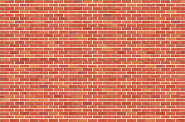 Beautiful brown block brick wall seamless pattern texture background