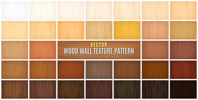Vector Illustration beauty Wood Wall Floor Texture Pattern Background collection set