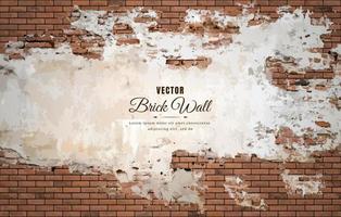 Beautiful block brick wall pattern texture background vector