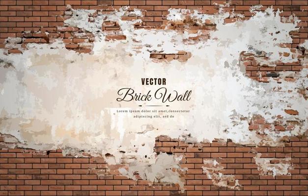 Beautiful block brick wall pattern texture background