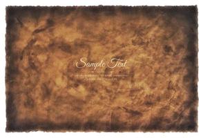 Vector old parchment paper sheet vintage aged or texture isolated on white background