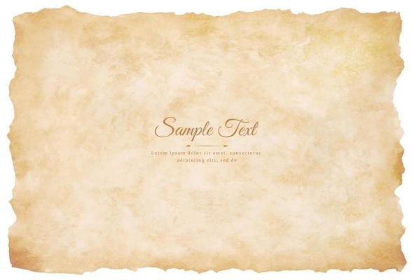 Premium Vector  Vector old parchment paper sheet vintage aged or texture  isolated on white background