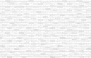 White and gray block brick wall seamless pattern texture background vector