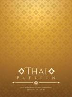 modern line Thai pattern traditional concept The Arts of Thailand vector