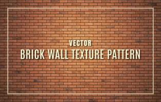 Beautiful brown block brick wall pattern texture background. vector