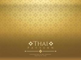 línea moderna patrón tailandés concepto tradicional las artes de tailandia vector