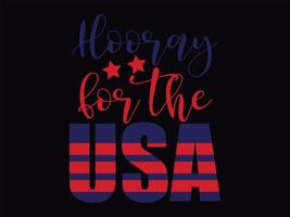 4th July t-shirt design vector file