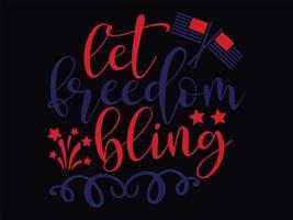 4th July t-shirt design vector file