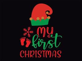 Christmas t-shirt design vector file