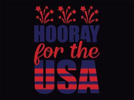 4th July t-shirt design vector file