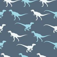 Seamless pattern with dinosaurs. vector