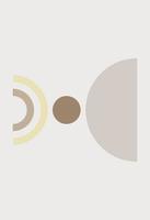 Abstract figures in the style of minimalism vector
