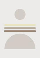 Abstract figures in the style of minimalism vector