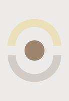 Abstract figures in the style of minimalism vector