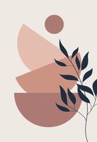 figuras abstractas al estilo del minimalismo vector