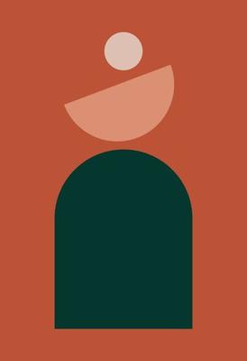 Abstract wall art. Abstract shapes
