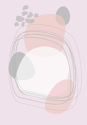 Abstract wall art. Abstract shapes