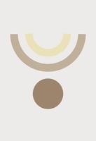 Abstract figures in the style of minimalism vector