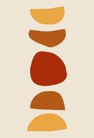 figuras abstractas al estilo del minimalismo vector